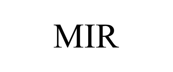 Trademark Logo MIR