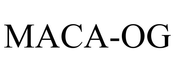 Trademark Logo MACA-OG