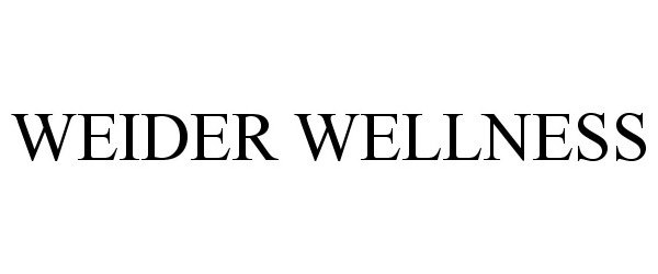 WEIDER WELLNESS