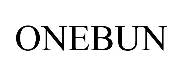 Trademark Logo ONEBUN