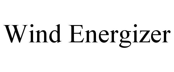 Trademark Logo WIND ENERGIZER