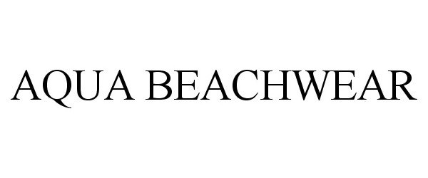  AQUA BEACHWEAR