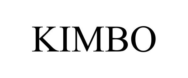 Trademark Logo KIMBO