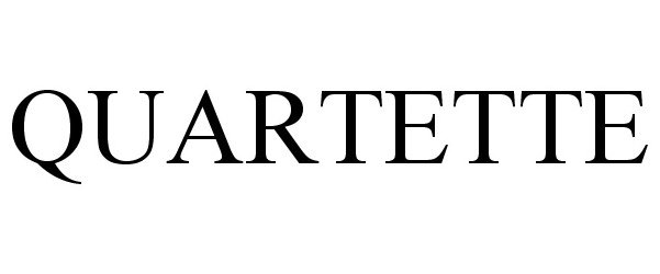 Trademark Logo QUARTETTE