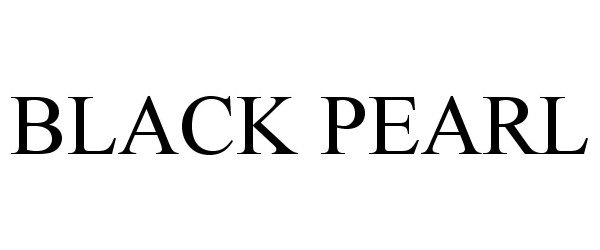 Trademark Logo BLACK PEARL