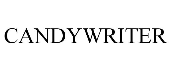 Trademark Logo CANDYWRITER