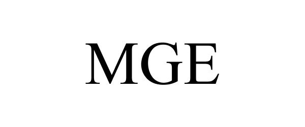 Trademark Logo MGE