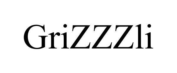 Trademark Logo GRIZZZLI
