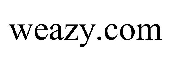 Trademark Logo WEAZY.COM