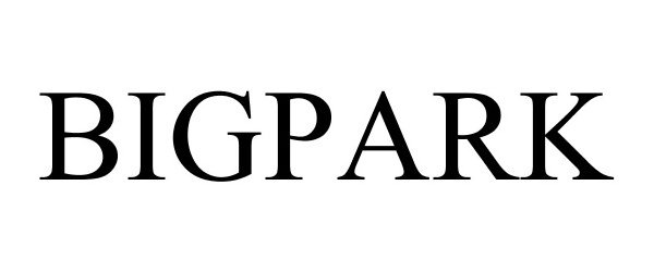 Trademark Logo BIGPARK