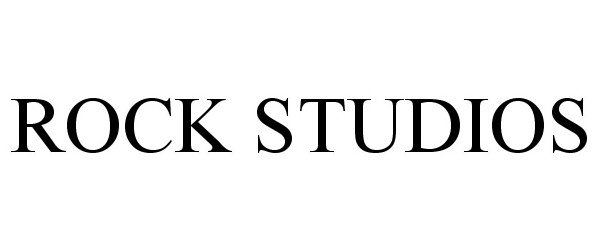 Trademark Logo ROCK STUDIOS