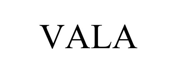 Trademark Logo VALA