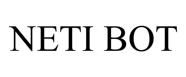 Trademark Logo NETI BOT