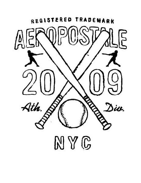  REGISTERED TRADEMARK AEROPOSTALE 2009 ATH. DIV. NYC