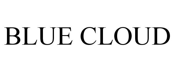 Trademark Logo BLUE CLOUD