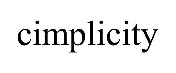 Trademark Logo CIMPLICITY