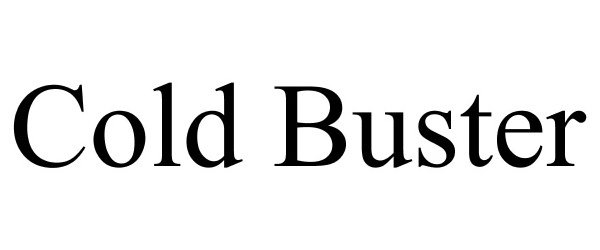Trademark Logo COLD BUSTER