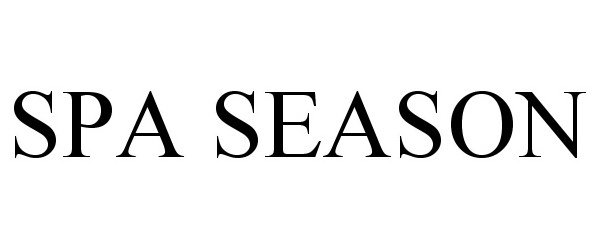 Trademark Logo SPA SEASON