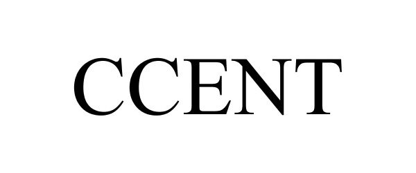 Trademark Logo CCENT