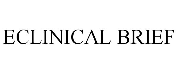  ECLINICAL BRIEF