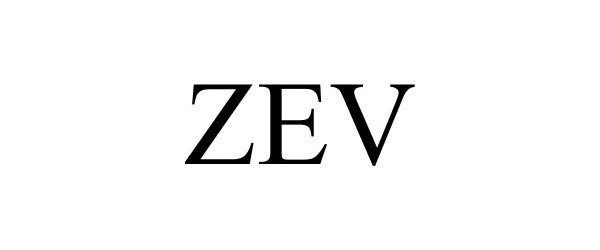 Trademark Logo ZEV