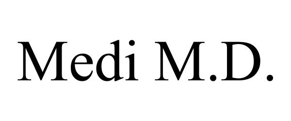 Trademark Logo MEDI M.D.