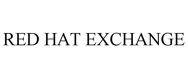Trademark Logo RED HAT EXCHANGE