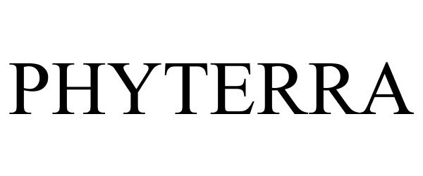 Trademark Logo PHYTERRA