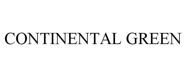  CONTINENTAL GREEN