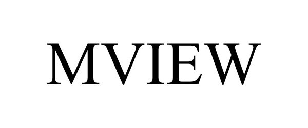 Trademark Logo MVIEW