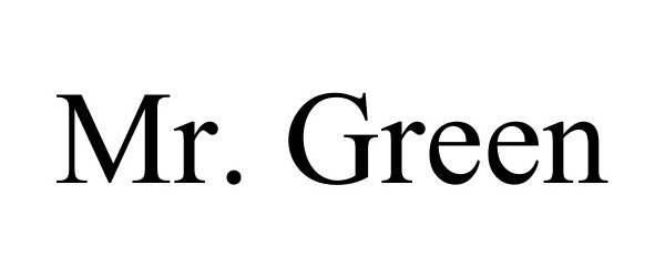 Trademark Logo MR. GREEN