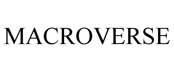 Trademark Logo MACROVERSE