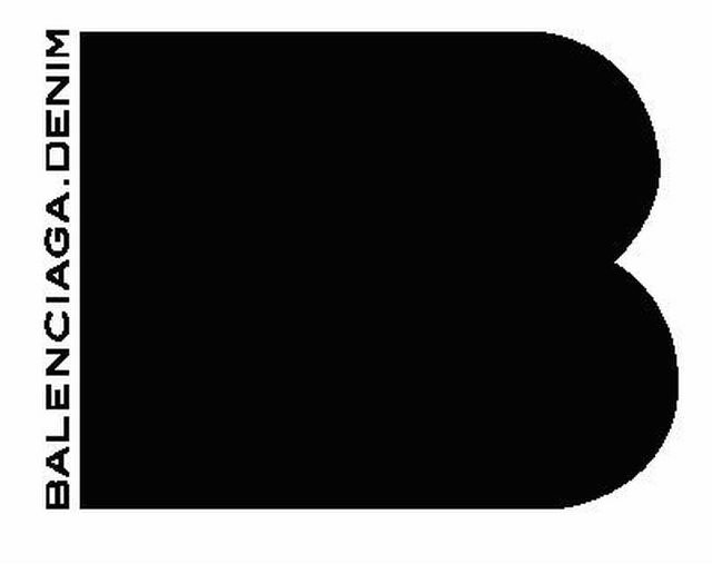 Trademark Logo B BALENCIAGA.DENIM