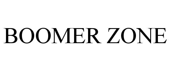 Trademark Logo BOOMER ZONE