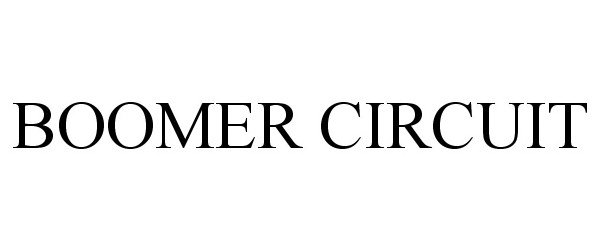 Trademark Logo BOOMER CIRCUIT