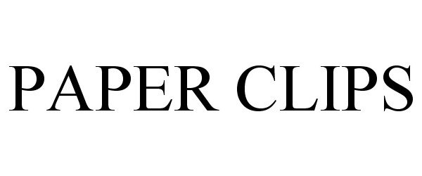 Trademark Logo PAPER CLIPS
