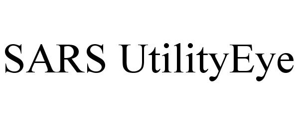 Trademark Logo SARS UTILITYEYE