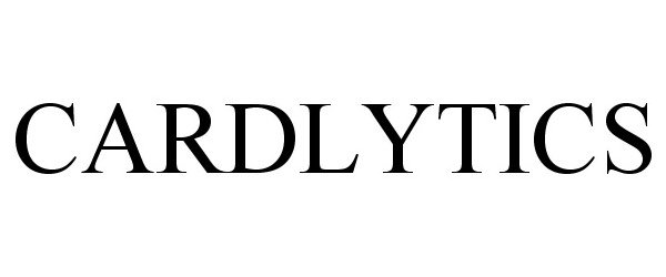 Trademark Logo CARDLYTICS