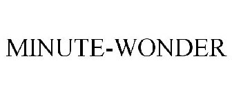 Trademark Logo MINUTE-WONDER