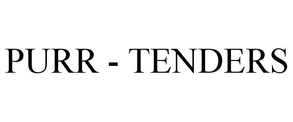 Trademark Logo PURR - TENDERS