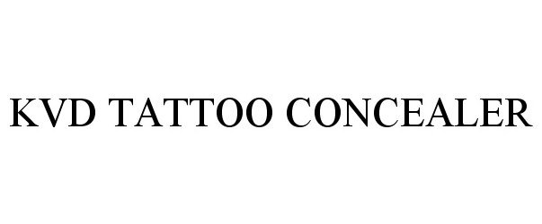 Trademark Logo KVD TATTOO CONCEALER