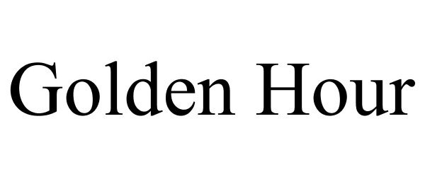 Trademark Logo GOLDEN HOUR