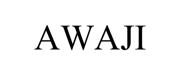 Trademark Logo AWAJI