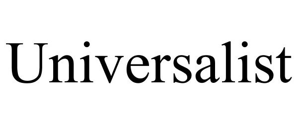 Trademark Logo UNIVERSALIST