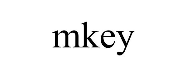 Trademark Logo MKEY