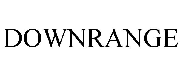 Trademark Logo DOWNRANGE