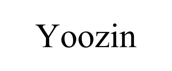 Trademark Logo YOOZIN