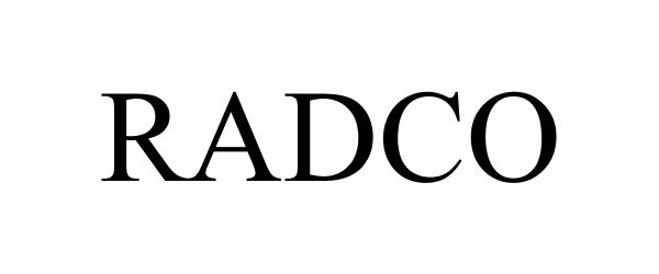 Trademark Logo RADCO