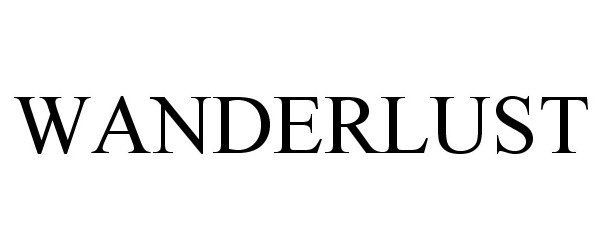 Trademark Logo WANDERLUST