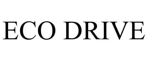 Trademark Logo ECO DRIVE